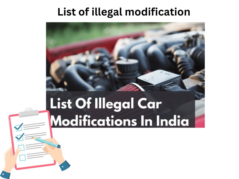 List of illegal Modification 