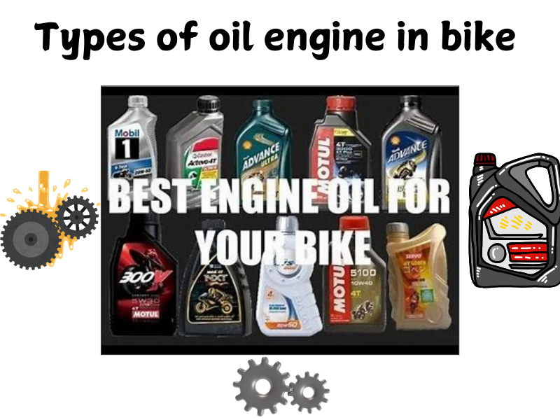 Different types of engine oil 