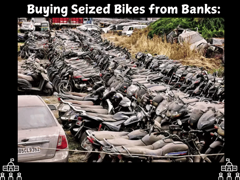 Seized bike from bank