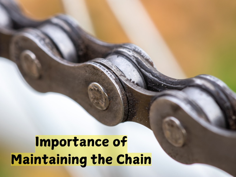 importance of maintain chain  of bike 